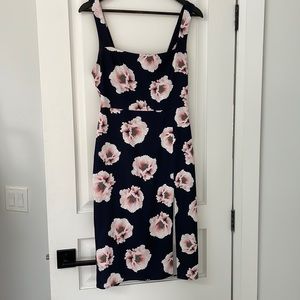 BABATON 90s Slit Dress
